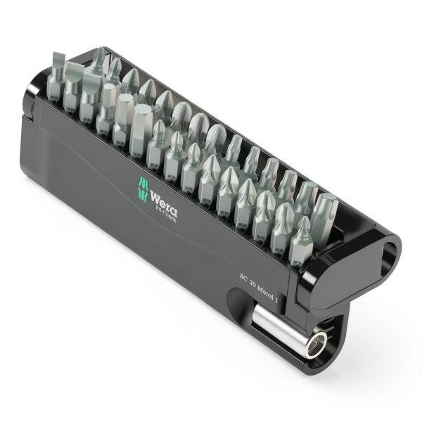 BIT-CHECK 30 METAL 1 SB Wera 30‑Piece Bit Set Brushed Hex Torx-1