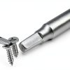 Square Screwdriver Bit SQ2 1/4 Hex Shank 150mm Magnetic 4-Point Steel-2