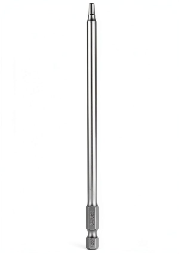 Square Screwdriver Bit SQ2 1/4 Hex Shank 150mm Magnetic 4-Point Steel-0