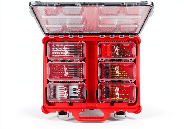 Milwaukee Electric Shockwave Impact Duty Drill Drive Fasten Set Red-1