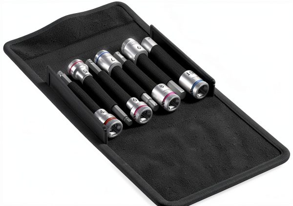 8740 B HF 1 Bit sock set 3/8" drv with holding function-0