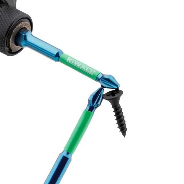 Phillips Bits #2 Impact KiWALL 5-Pack Hex Drill Bits 3.5in Blue-1