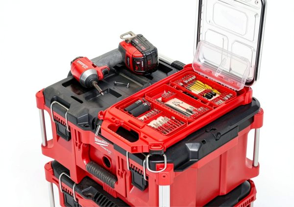 Milwaukee Electric Shockwave Impact Duty Drill Drive Fasten Set Red-4