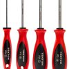 TEKTON Phillips Screwdriver Set 4 Inch Shank 4 Piece #0-#3 Red-0