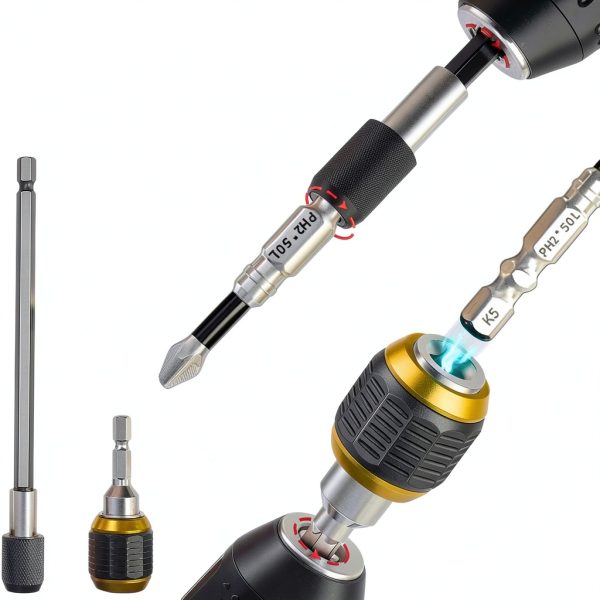 High Magnetic Screwdriver Bit Set Musibo K5 Non‑Slip 9PC-5