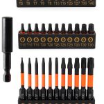 Bates Impact Torx Bit Set 37 Pack - Security Torx, Magnetic Holder-0