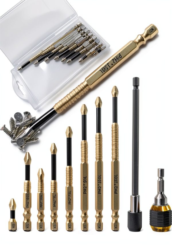 High Magnetic Screwdriver Bit Set Musibo K5 Non‑Slip 9PC-0
