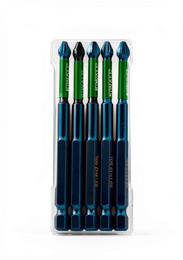 Phillips Bits #2 Impact KiWALL 5-Pack Hex Drill Bits 3.5in Blue-8