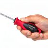 TEKTON Phillips Screwdriver Set 4 Inch Shank 4 Piece #0-#3 Red-2