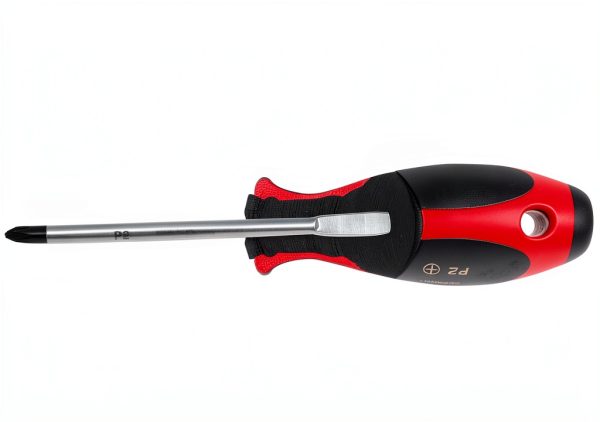 TEKTON Phillips Screwdriver Set 4 Inch Shank 4 Piece #0-#3 Red-6